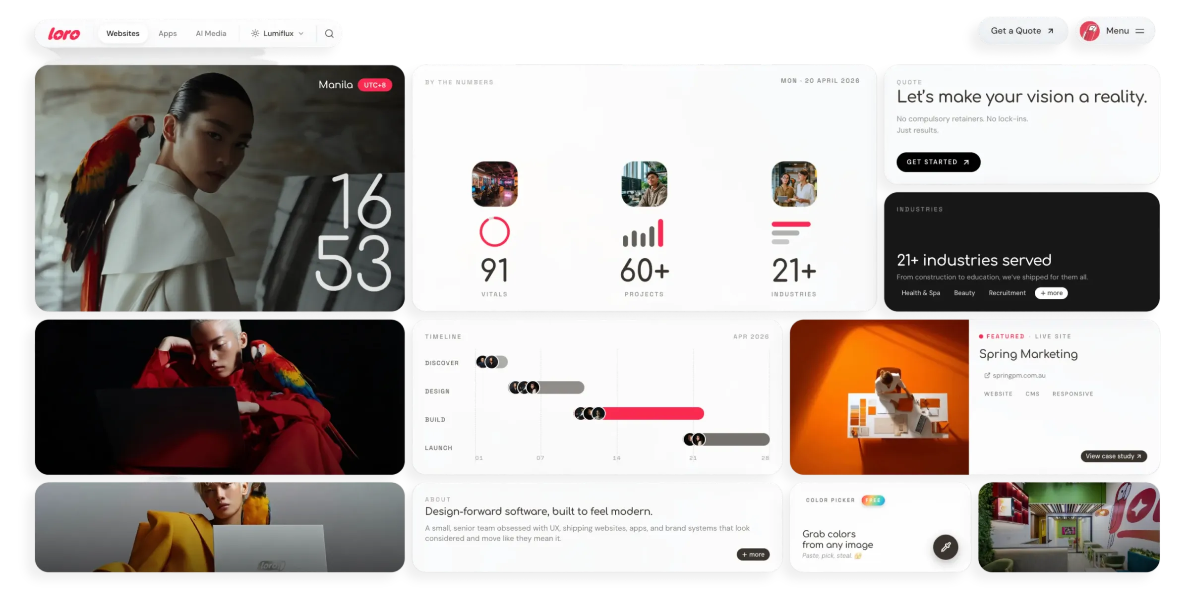 WeWebsolutions live demo preview